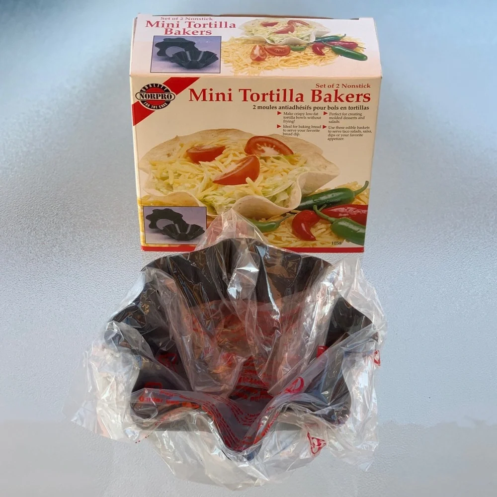 Mini Tortilla Bowl Bakers ~ 2-Piece Set